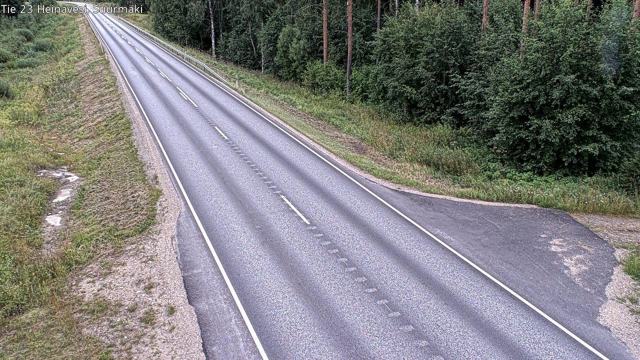Weather Camera Image Väg 23 Heinävesi, Suurmäki, Heinävesi, Pohjois-Karjala