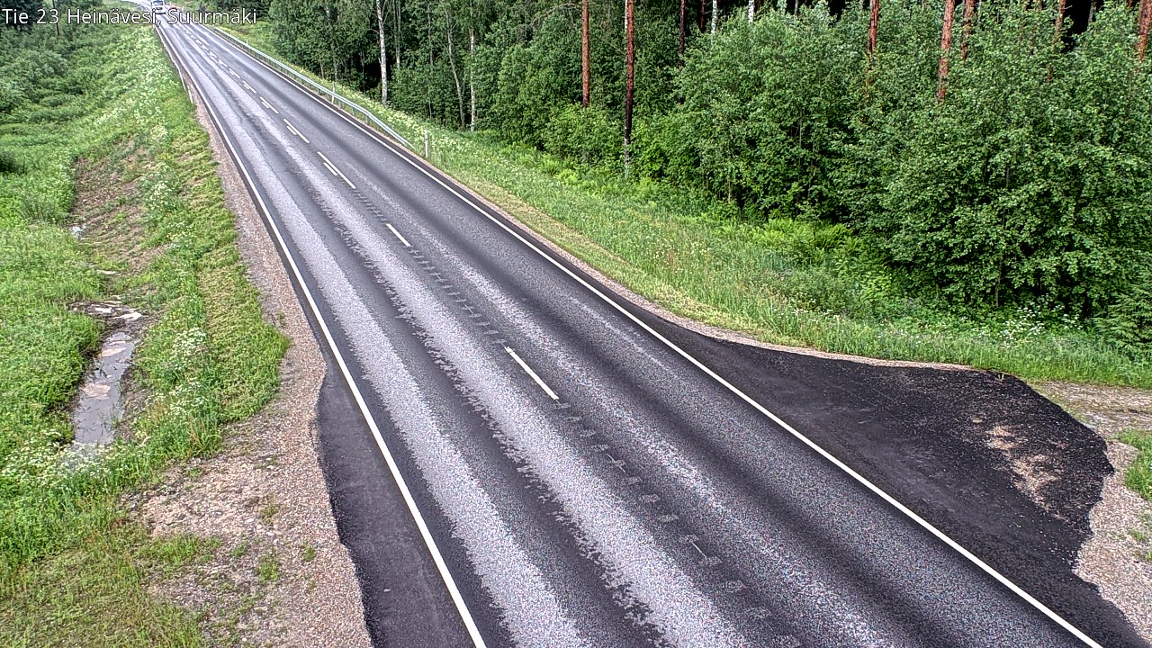 Weather Camera Image Väg 23 Heinävesi, Suurmäki, Heinävesi, Pohjois-Karjala