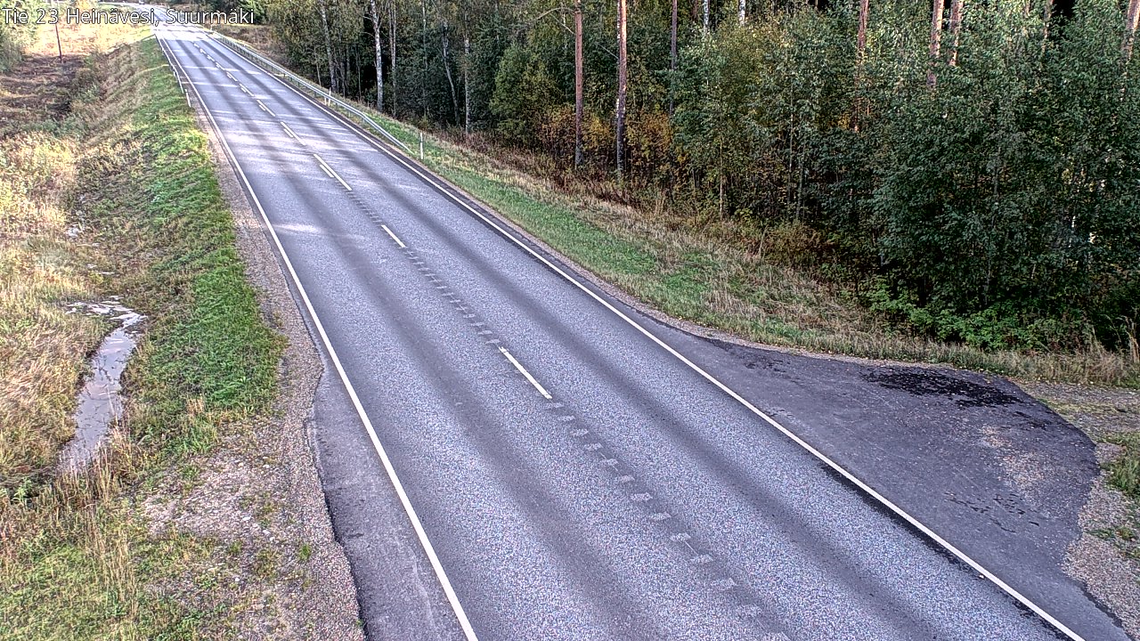 Weather Camera Image Väg 23 Heinävesi, Suurmäki, Heinävesi, Pohjois-Karjala