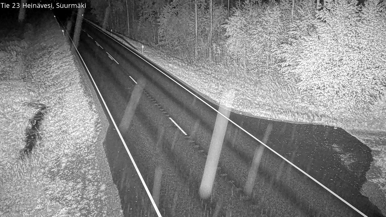 Weather Camera Image Road 23 Heinävesi, Suurmäki, Heinävesi, Pohjois-Karjala