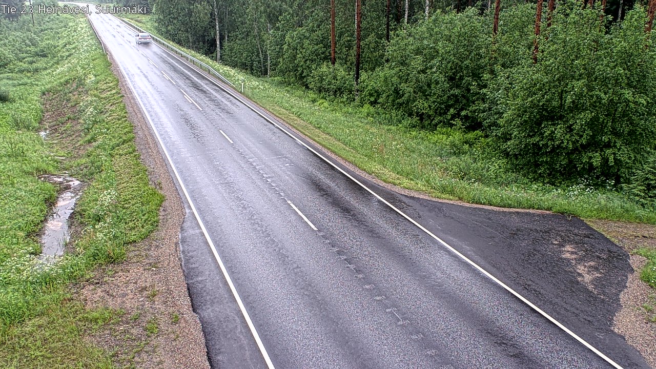 Weather Camera Image Road 23 Heinävesi, Suurmäki, Heinävesi, Pohjois-Karjala