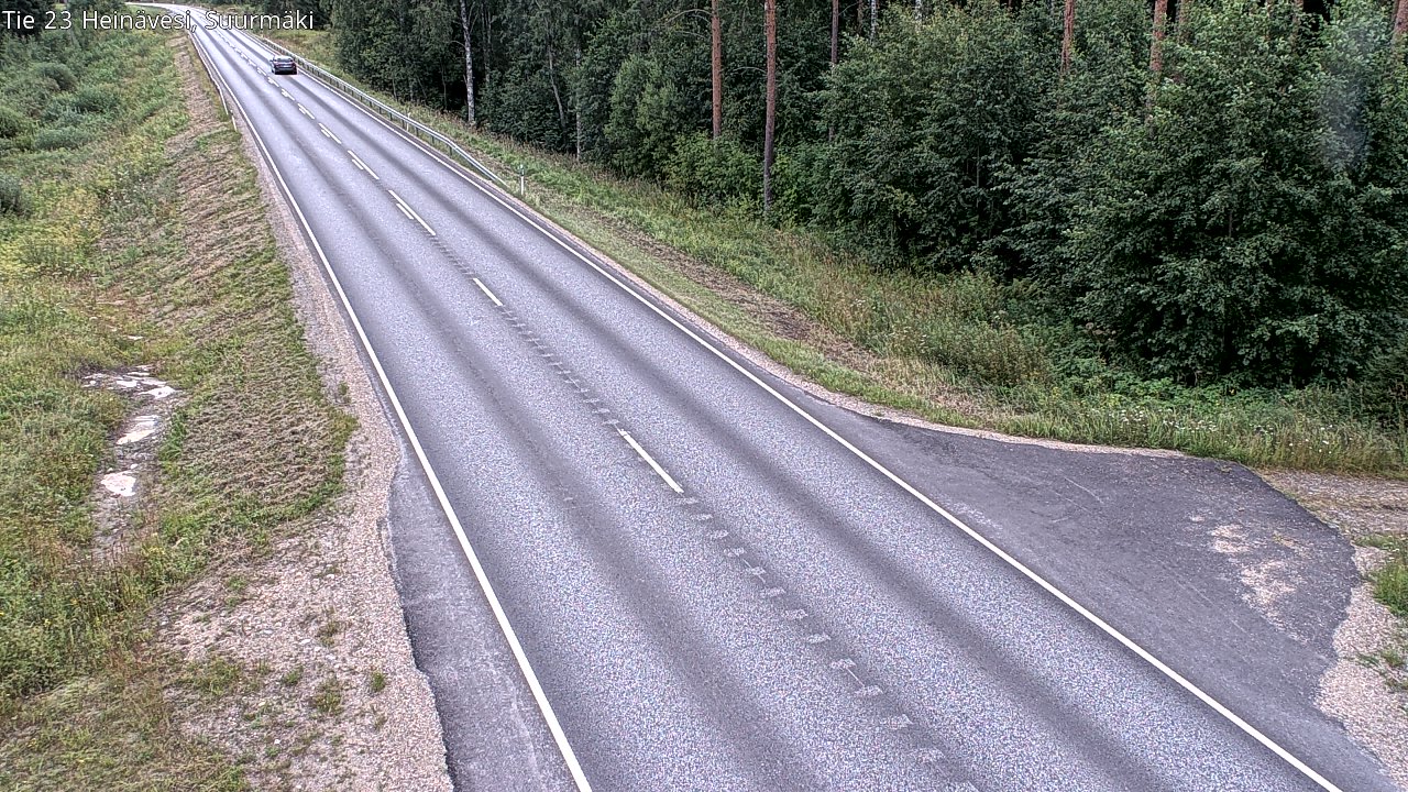 Weather Camera Image Väg 23 Heinävesi, Suurmäki, Heinävesi, Pohjois-Karjala
