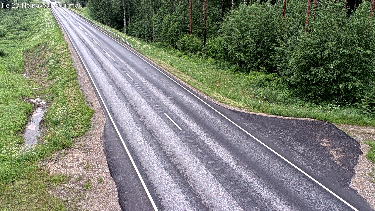 Weather Camera Image Väg 23 Heinävesi, Suurmäki, Heinävesi, Pohjois-Karjala