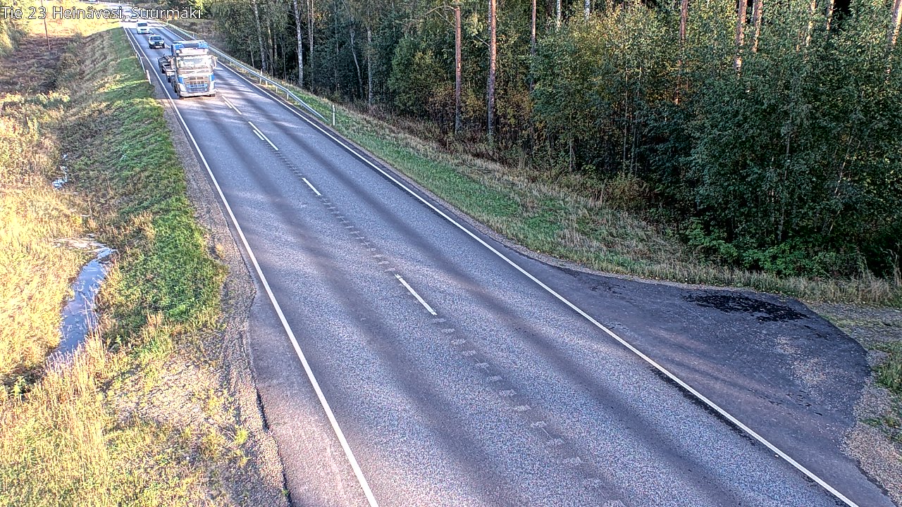 Weather Camera Image Väg 23 Heinävesi, Suurmäki, Heinävesi, Pohjois-Karjala