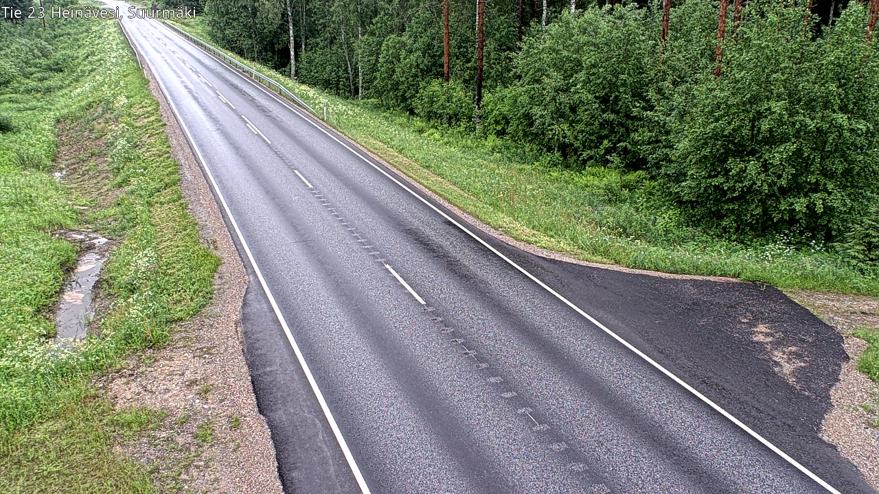 Weather Camera Image Väg 23 Heinävesi, Suurmäki, Heinävesi, Pohjois-Karjala
