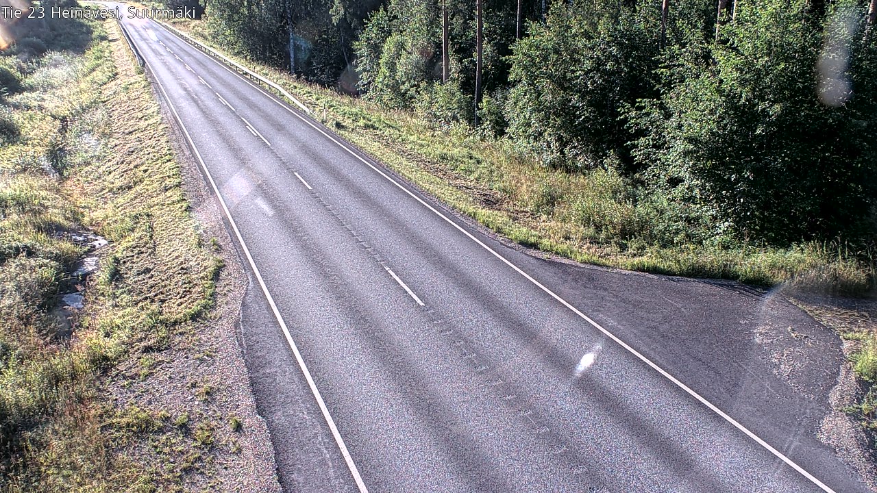 Weather Camera Image Väg 23 Heinävesi, Suurmäki, Heinävesi, Pohjois-Karjala