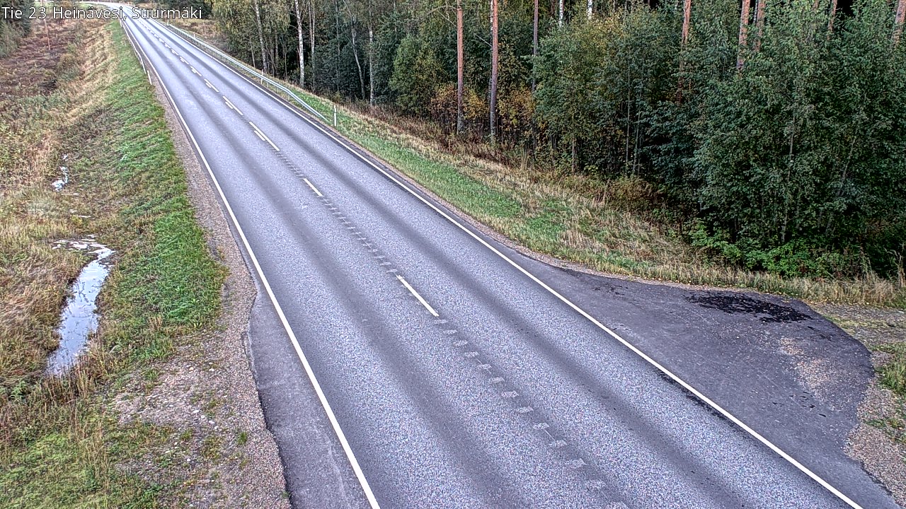 Weather Camera Image Väg 23 Heinävesi, Suurmäki, Heinävesi, Pohjois-Karjala