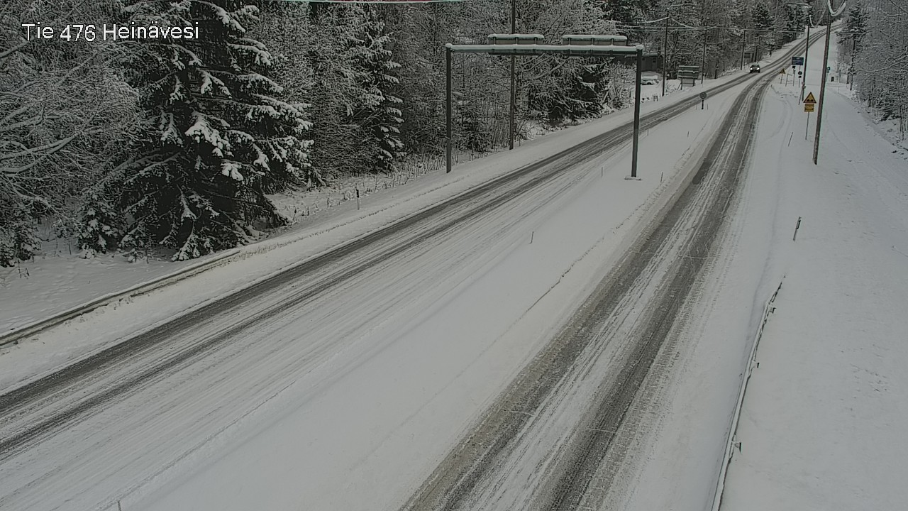 Weather Camera Image Väg 476 Heinävesi, Heinävesi, Pohjois-Karjala