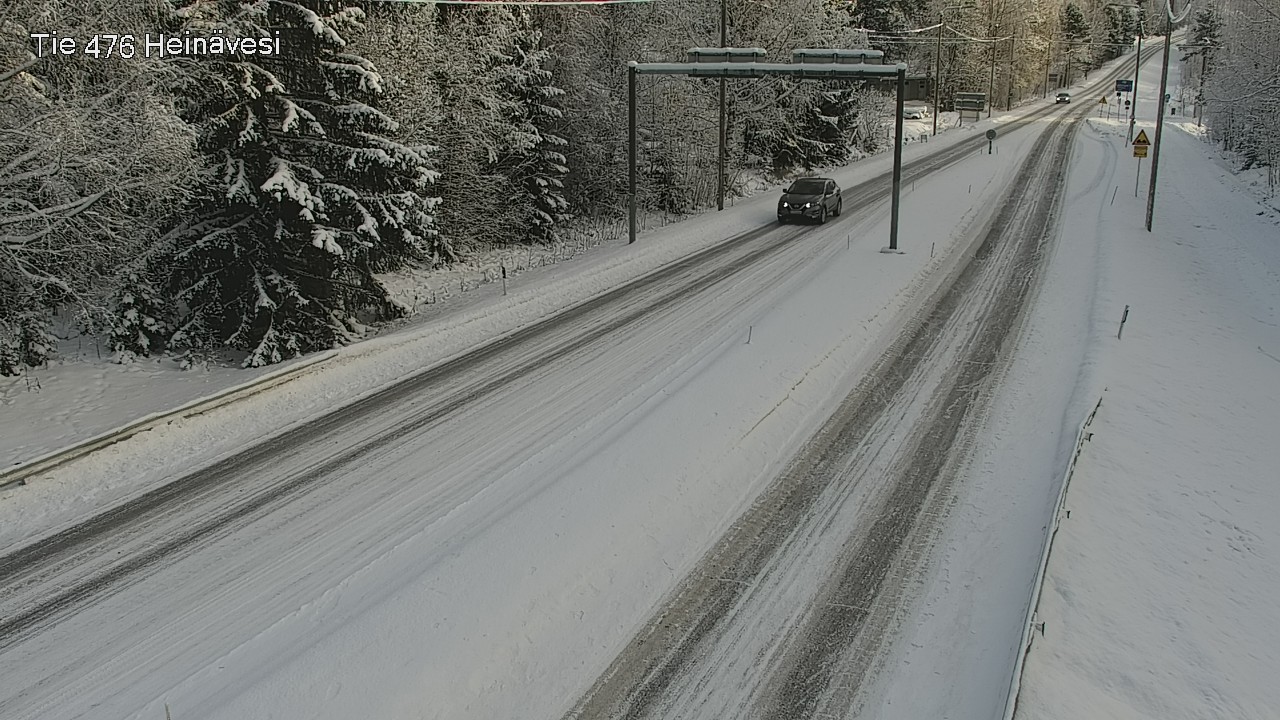 Weather Camera Image Väg 476 Heinävesi, Heinävesi, Pohjois-Karjala