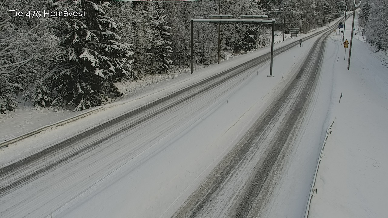 Weather Camera Image Väg 476 Heinävesi, Heinävesi, Pohjois-Karjala