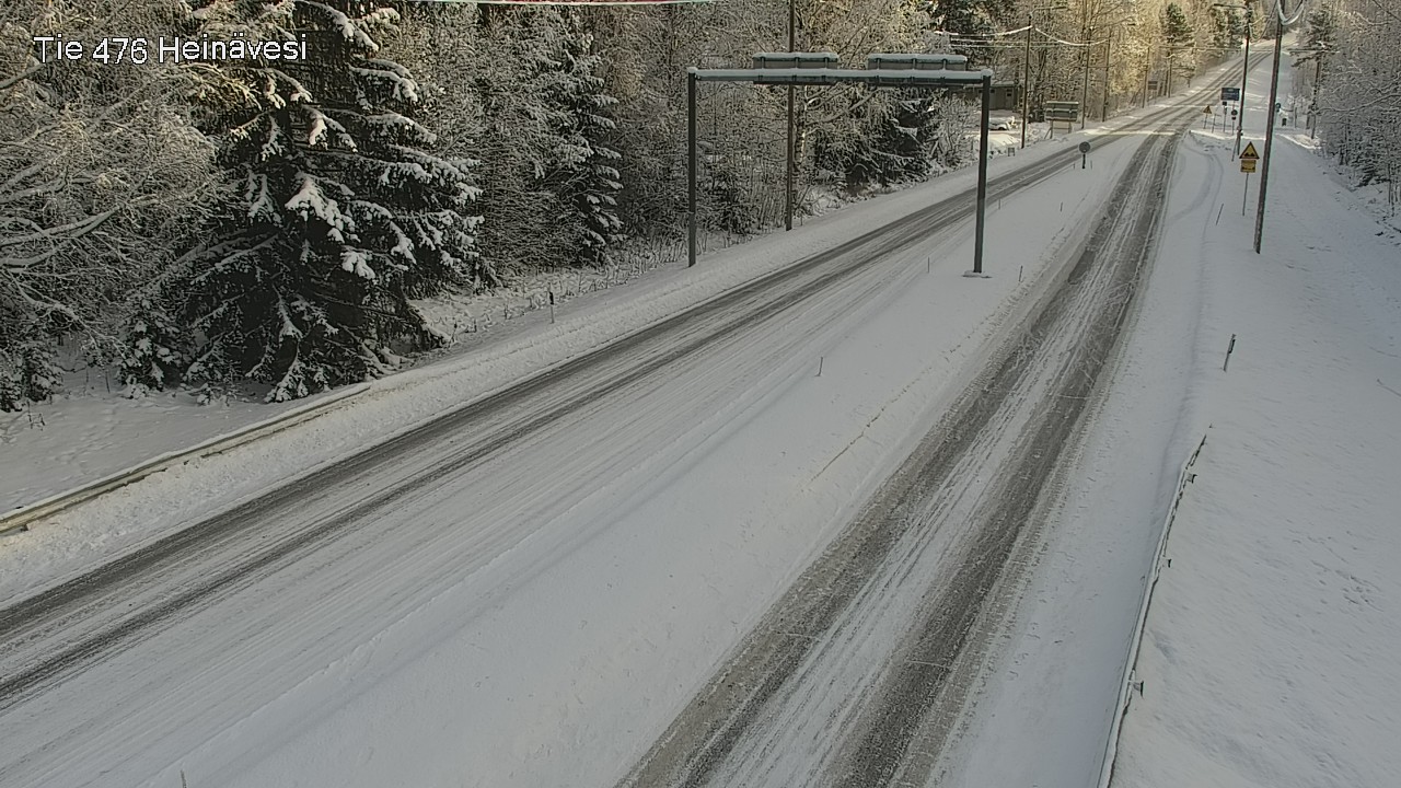 Weather Camera Image Väg 476 Heinävesi, Heinävesi, Pohjois-Karjala