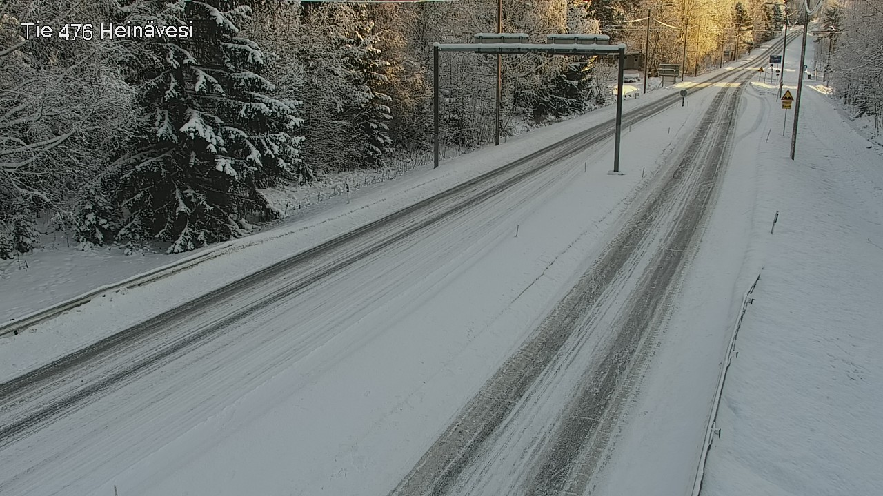 Weather Camera Image Väg 476 Heinävesi, Heinävesi, Pohjois-Karjala
