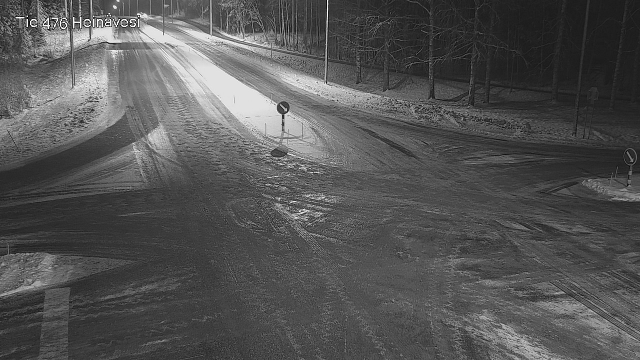 Weather Camera Image Väg 476 Heinävesi, Heinävesi, Pohjois-Karjala