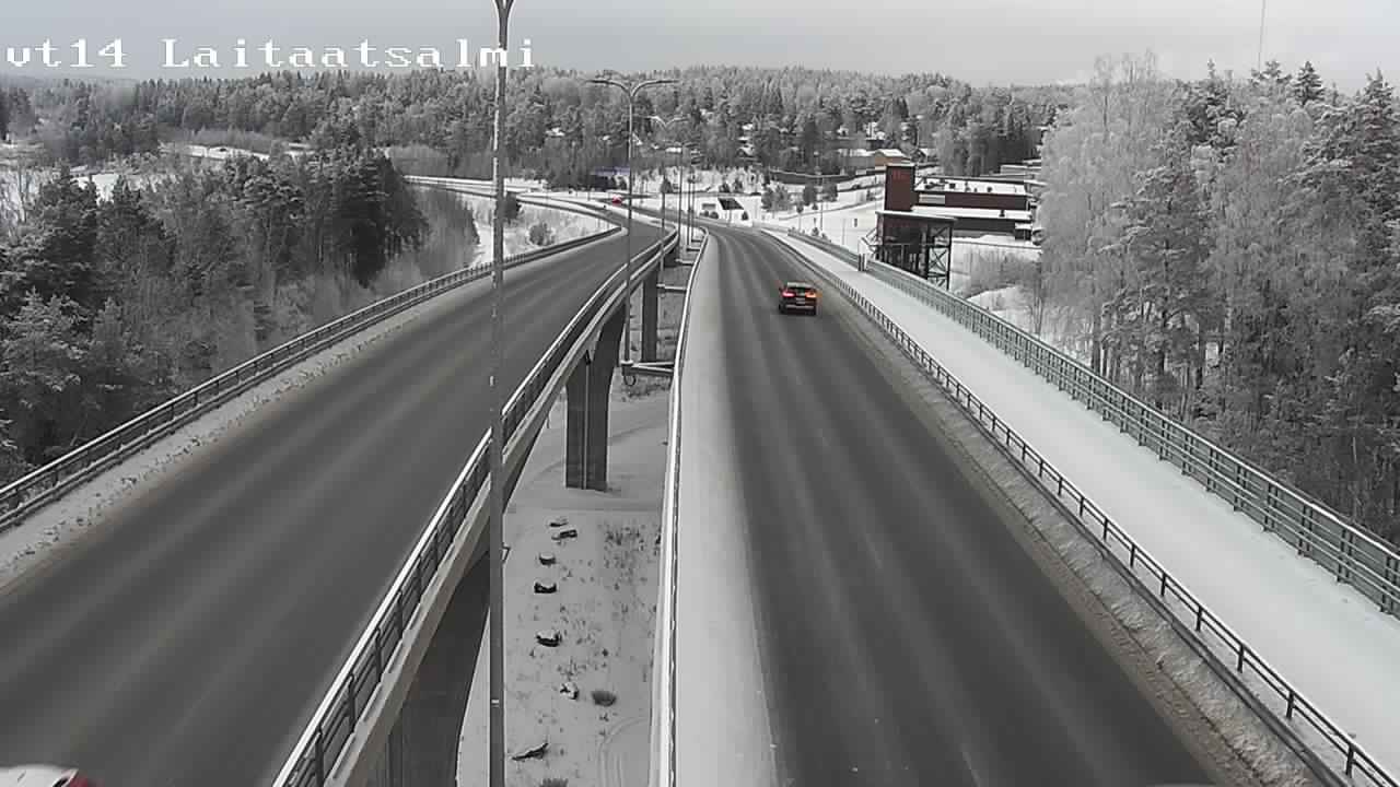 Weather Camera Image Väg 14 Nyslott, Laitaatsalmi, Savonlinna, Etelä-Savo