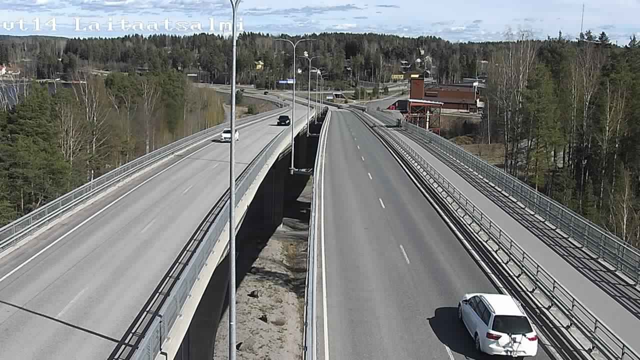 Weather Camera Image Väg 14 Nyslott, Laitaatsalmi, Savonlinna, Etelä-Savo