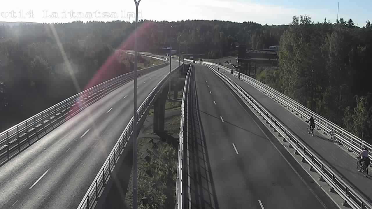 Weather Camera Image Road 14 Savonlinna, Laitaatsalmi, Savonlinna, Etelä-Savo