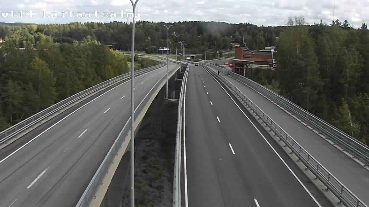 Weather Camera Image Väg 14 Nyslott, Laitaatsalmi, Savonlinna, Etelä-Savo