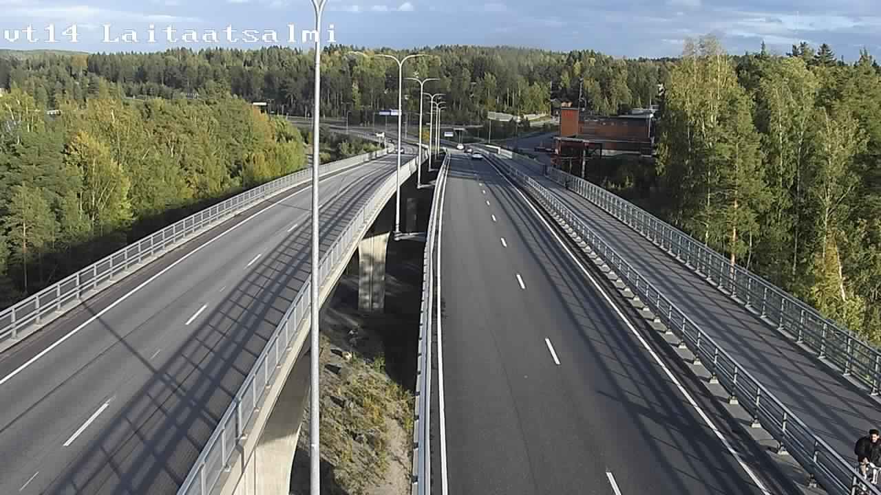 Weather Camera Image Väg 14 Nyslott, Laitaatsalmi, Savonlinna, Etelä-Savo