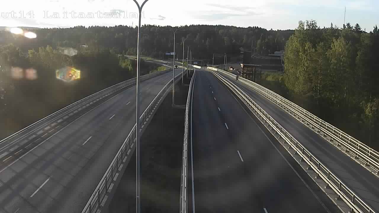 Weather Camera Image Road 14 Savonlinna, Laitaatsalmi, Savonlinna, Etelä-Savo