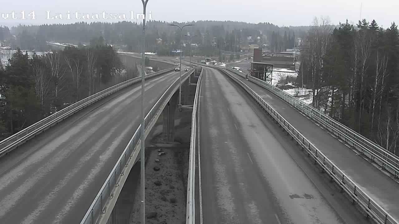 Weather Camera Image Road 14 Savonlinna, Laitaatsalmi, Savonlinna, Etelä-Savo