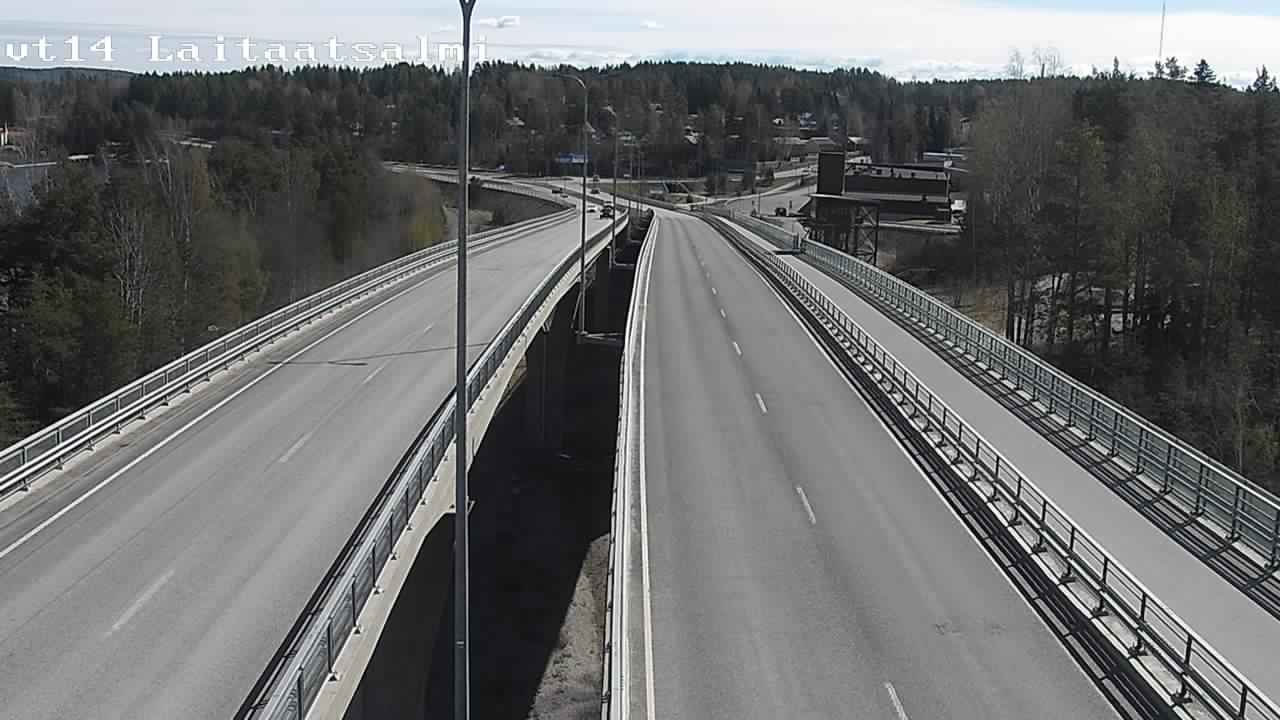 Weather Camera Image Väg 14 Nyslott, Laitaatsalmi, Savonlinna, Etelä-Savo