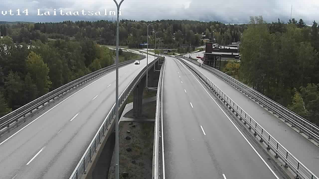 Weather Camera Image Väg 14 Nyslott, Laitaatsalmi, Savonlinna, Etelä-Savo