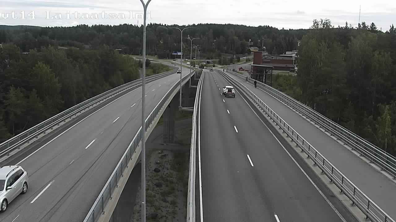 Weather Camera Image Road 14 Savonlinna, Laitaatsalmi, Savonlinna, Etelä-Savo