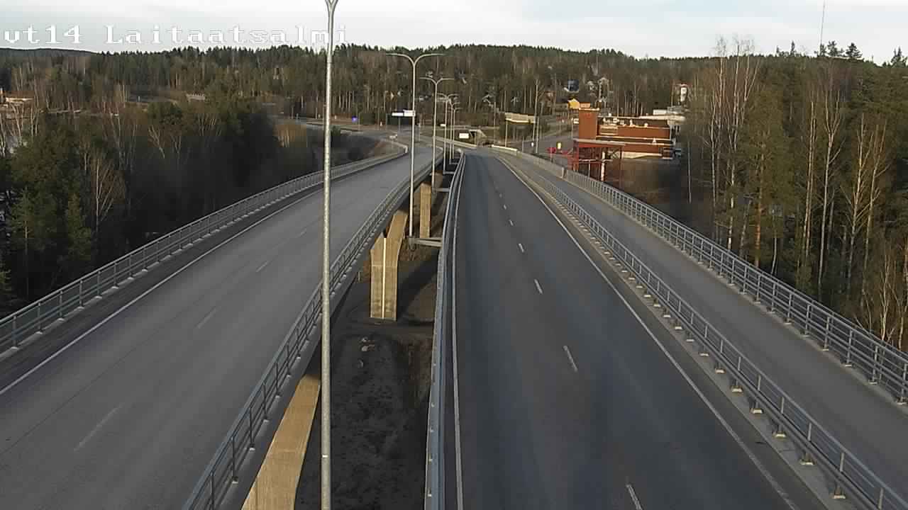 Weather Camera Image Väg 14 Nyslott, Laitaatsalmi, Savonlinna, Etelä-Savo