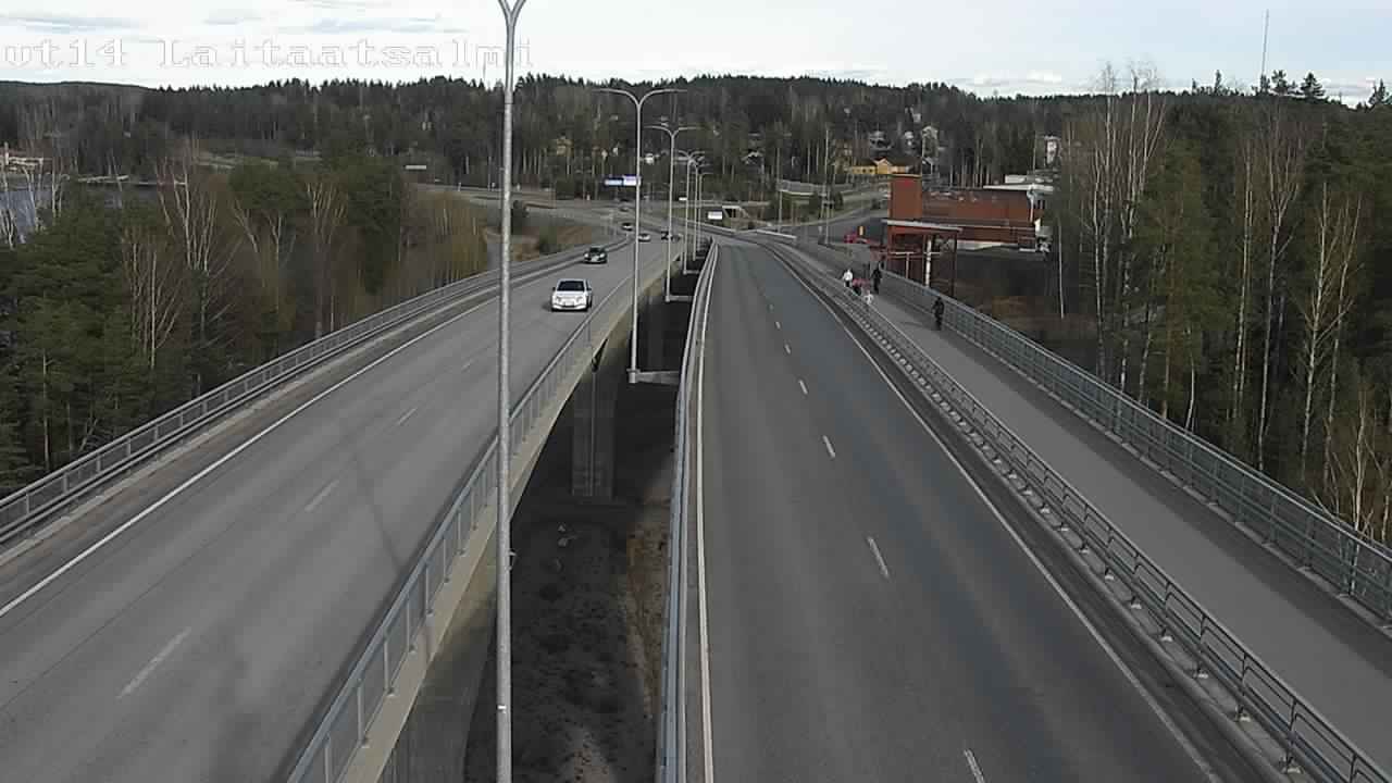 Weather Camera Image Väg 14 Nyslott, Laitaatsalmi, Savonlinna, Etelä-Savo