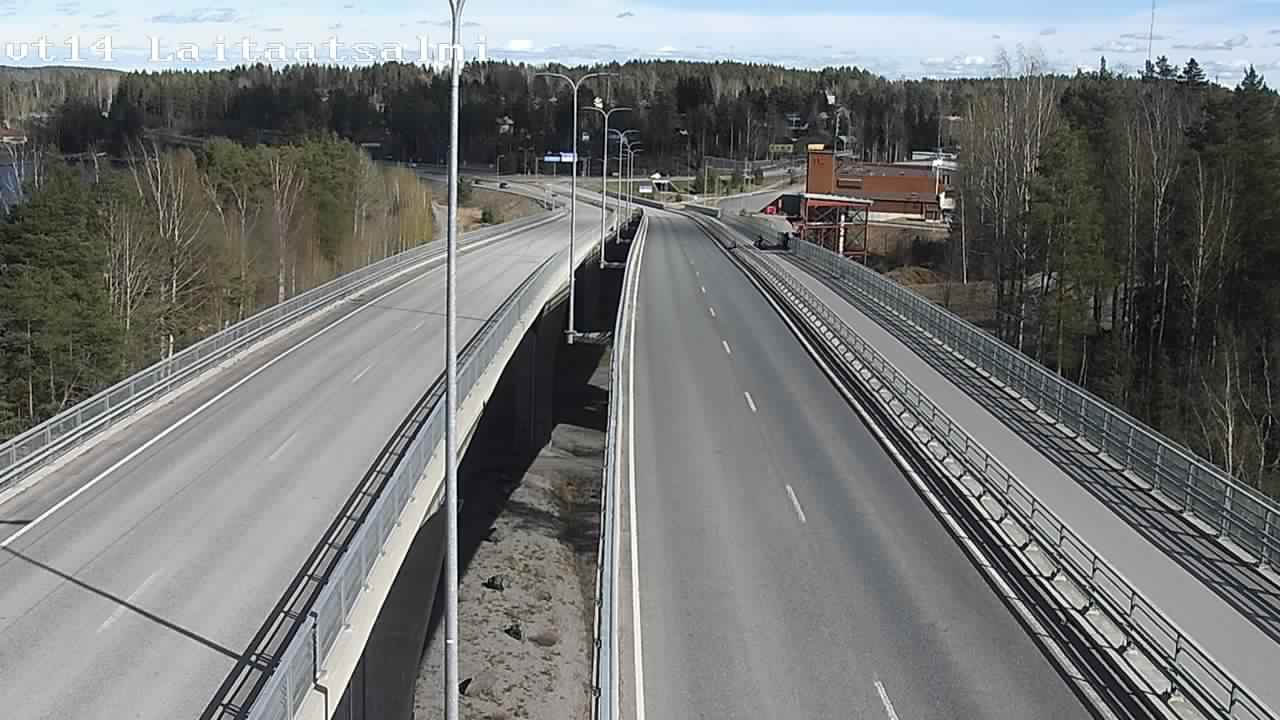 Weather Camera Image Väg 14 Nyslott, Laitaatsalmi, Savonlinna, Etelä-Savo