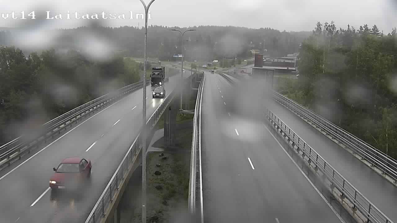 Weather Camera Image Road 14 Savonlinna, Laitaatsalmi, Savonlinna, Etelä-Savo