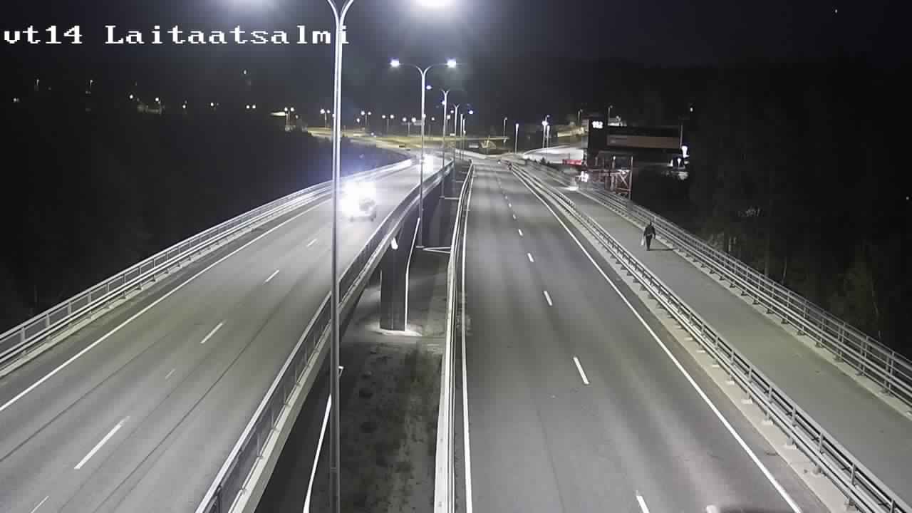 Weather Camera Image Väg 14 Nyslott, Laitaatsalmi, Savonlinna, Etelä-Savo