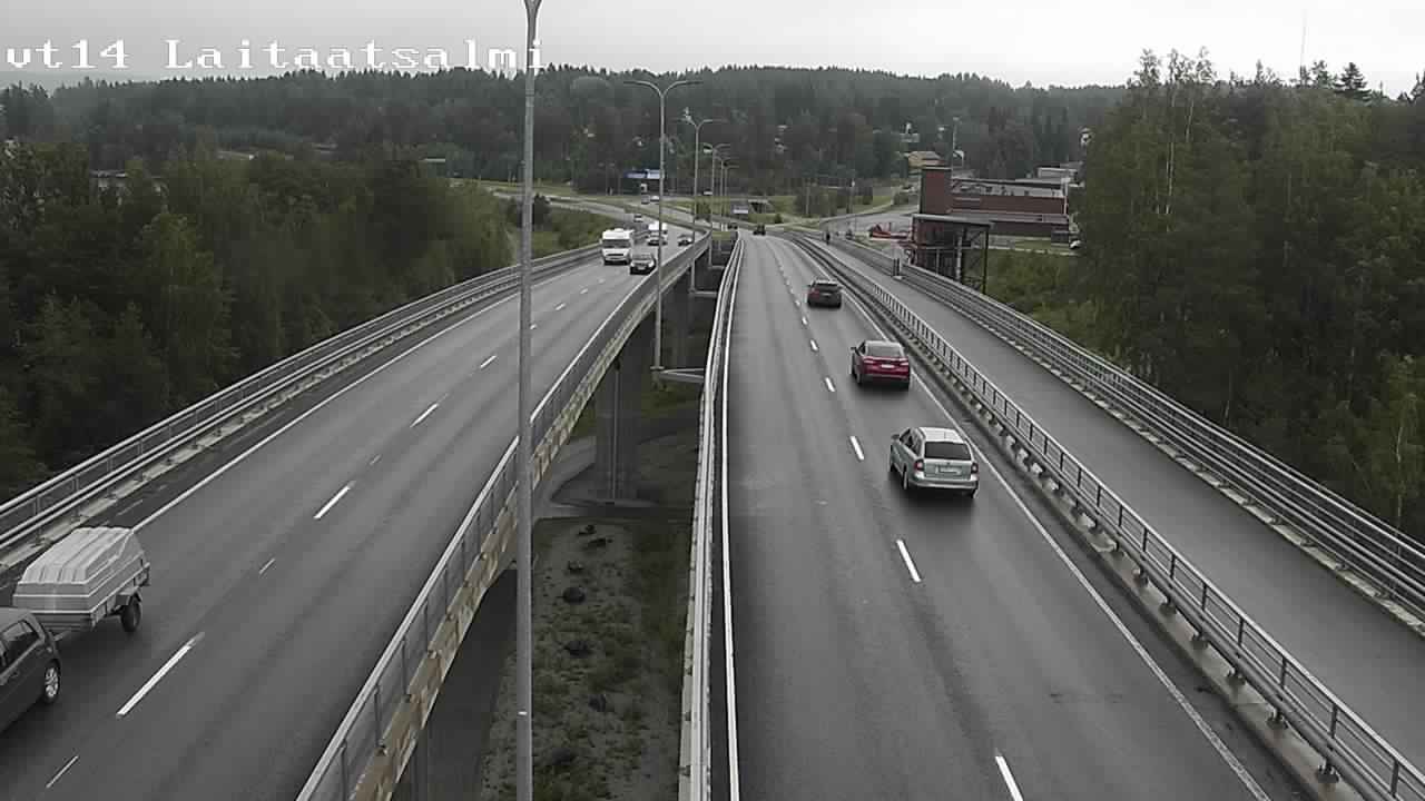 Weather Camera Image Road 14 Savonlinna, Laitaatsalmi, Savonlinna, Etelä-Savo