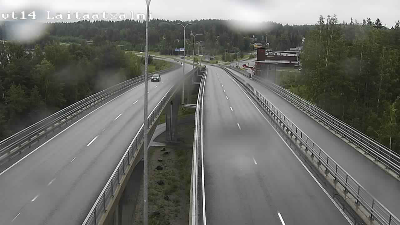 Weather Camera Image Road 14 Savonlinna, Laitaatsalmi, Savonlinna, Etelä-Savo