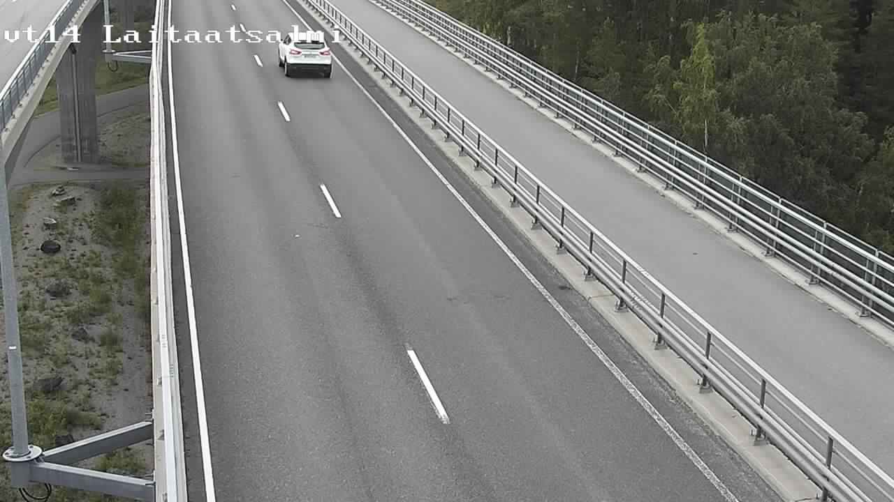 Weather Camera Image Road 14 Savonlinna, Laitaatsalmi, Savonlinna, Etelä-Savo