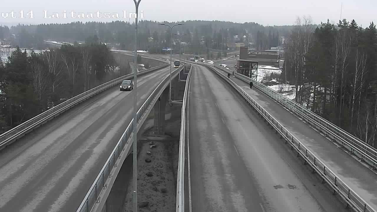 Weather Camera Image Road 14 Savonlinna, Laitaatsalmi, Savonlinna, Etelä-Savo