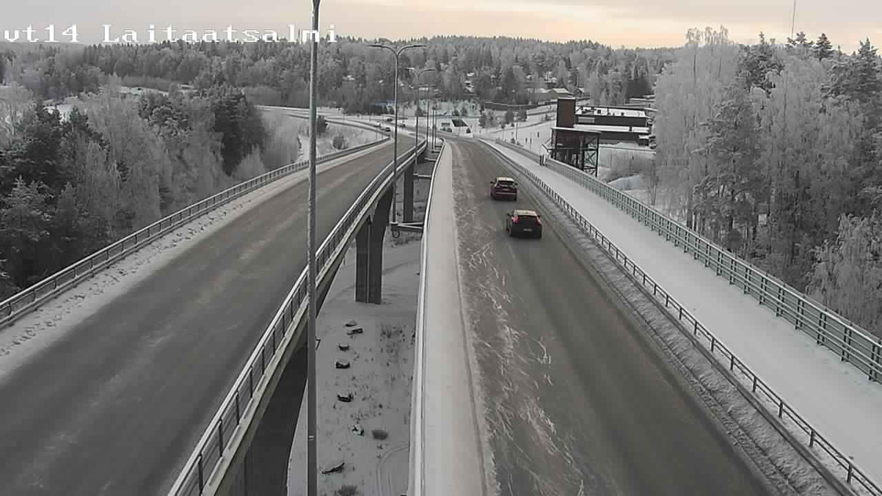 Weather Camera Image Road 14 Savonlinna, Laitaatsalmi, Savonlinna, Etelä-Savo