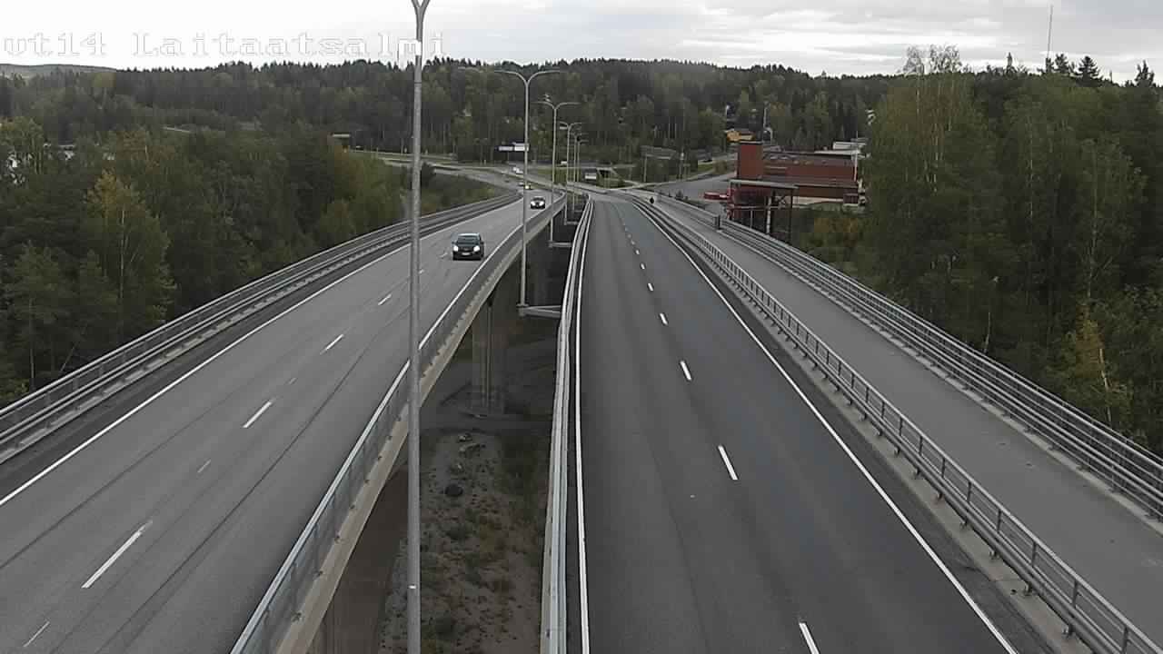 Weather Camera Image Väg 14 Nyslott, Laitaatsalmi, Savonlinna, Etelä-Savo