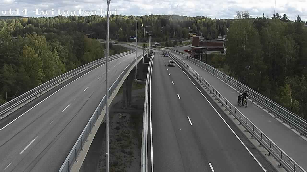 Weather Camera Image Väg 14 Nyslott, Laitaatsalmi, Savonlinna, Etelä-Savo