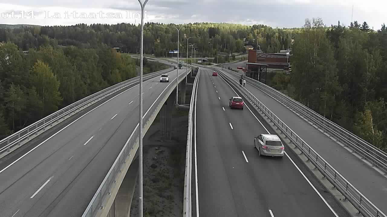 Weather Camera Image Väg 14 Nyslott, Laitaatsalmi, Savonlinna, Etelä-Savo