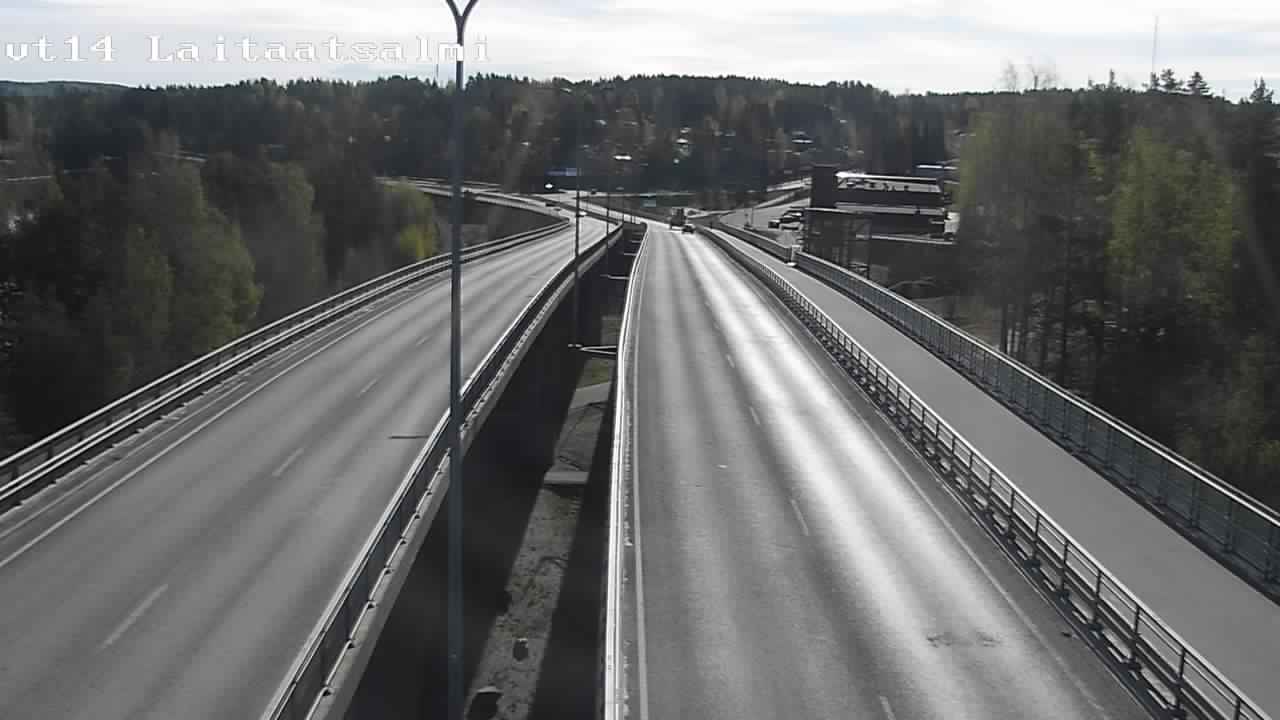 Weather Camera Image Road 14 Savonlinna, Laitaatsalmi, Savonlinna, Etelä-Savo
