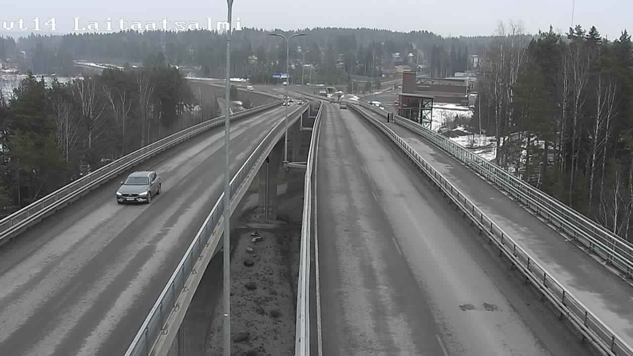 Weather Camera Image Road 14 Savonlinna, Laitaatsalmi, Savonlinna, Etelä-Savo