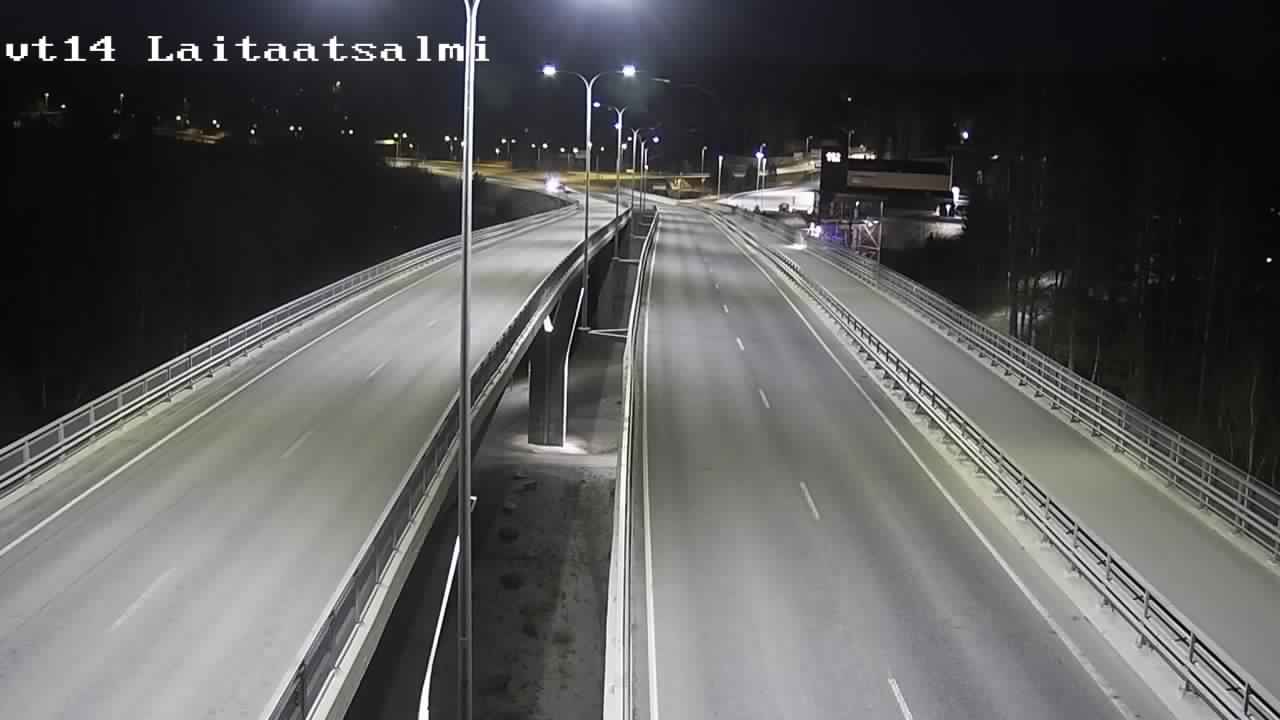 Weather Camera Image Väg 14 Nyslott, Laitaatsalmi, Savonlinna, Etelä-Savo