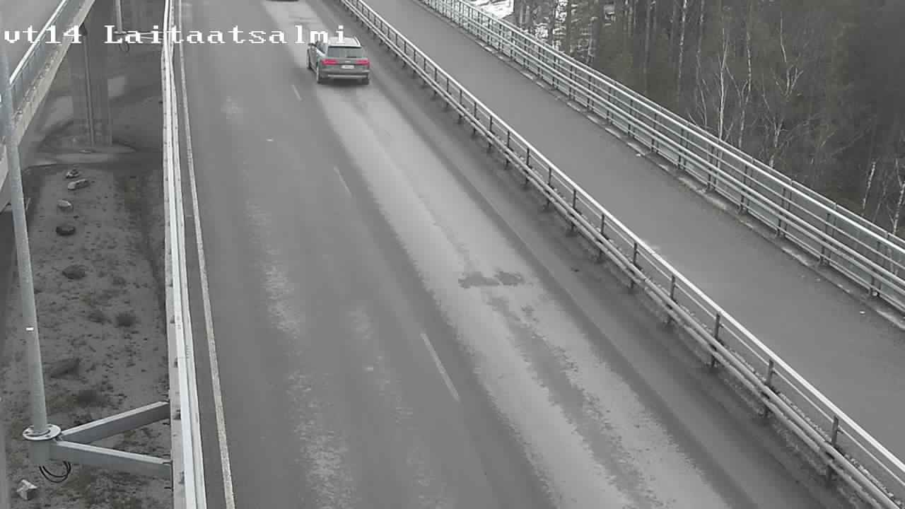 Weather Camera Image Road 14 Savonlinna, Laitaatsalmi, Savonlinna, Etelä-Savo