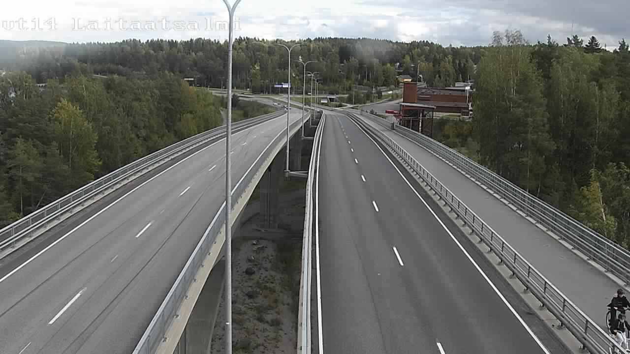 Weather Camera Image Väg 14 Nyslott, Laitaatsalmi, Savonlinna, Etelä-Savo