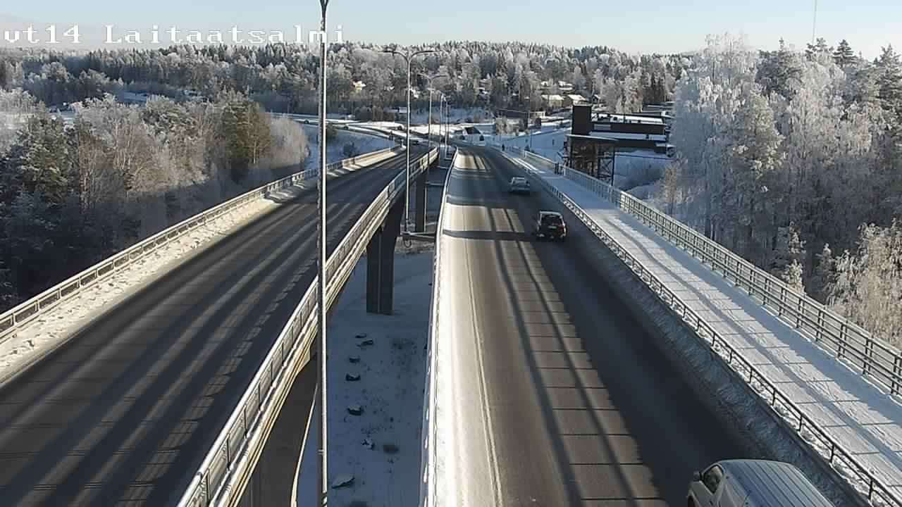 Weather Camera Image Road 14 Savonlinna, Laitaatsalmi, Savonlinna, Etelä-Savo