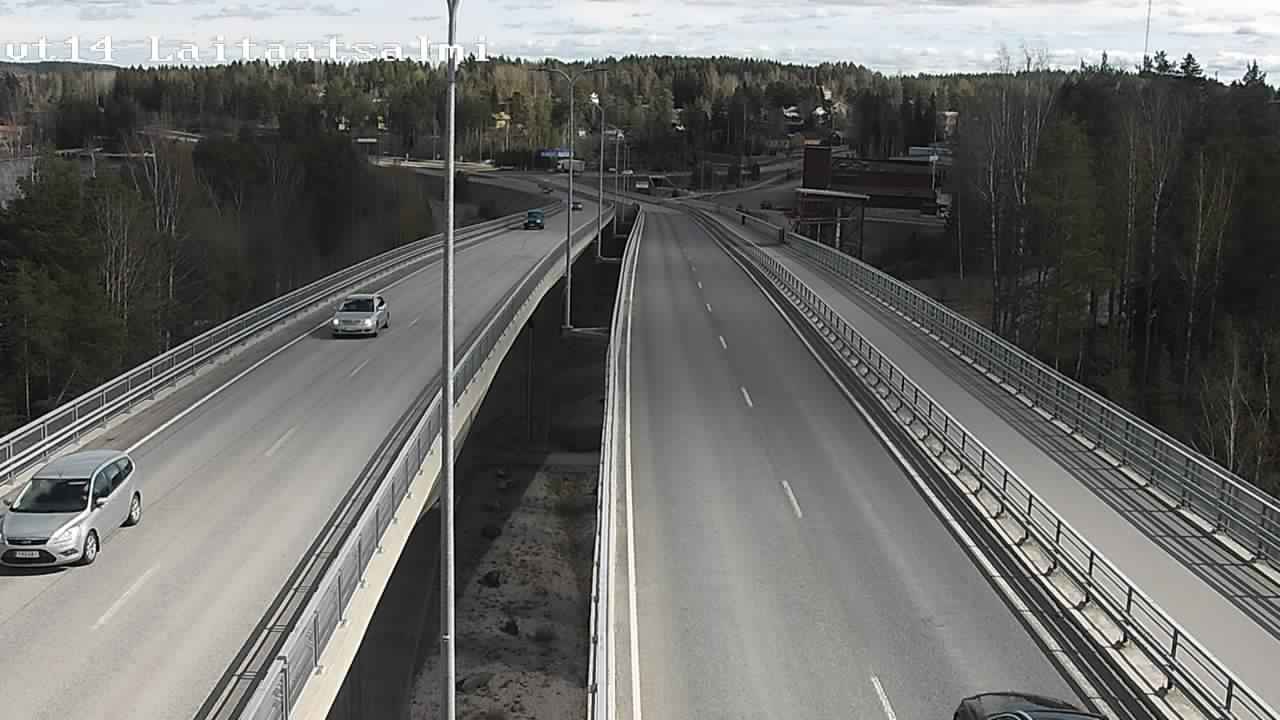 Weather Camera Image Väg 14 Nyslott, Laitaatsalmi, Savonlinna, Etelä-Savo