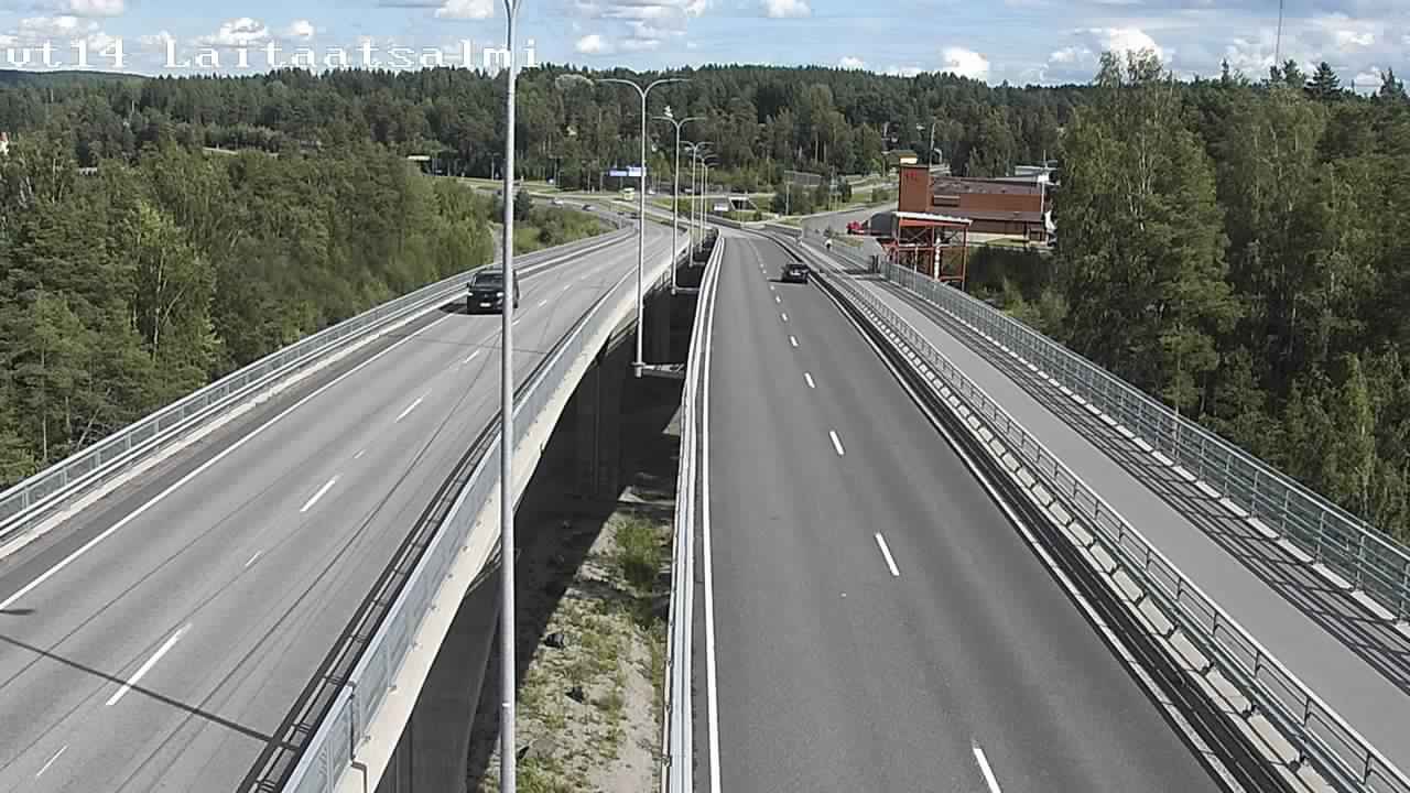 Kelikamerat Kuva Tie 14 Savonlinna, Laitaatsalmi silta, Savonlinna, Etelä-Savo