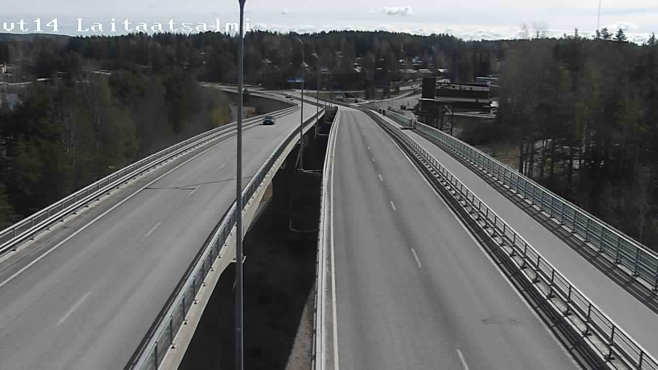 Weather Camera Image Väg 14 Nyslott, Laitaatsalmi, Savonlinna, Etelä-Savo