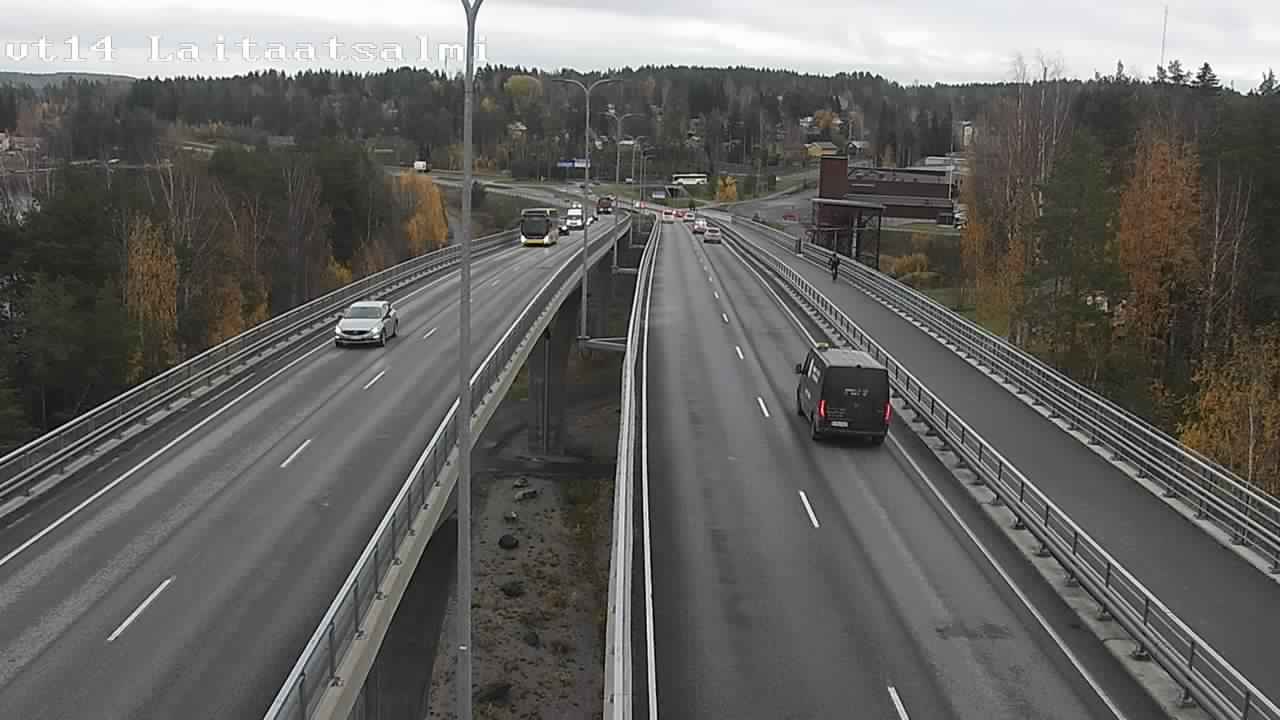 Kelikamerat Kuva Tie 14 Savonlinna, Laitaatsalmi silta, Savonlinna, Etelä-Savo